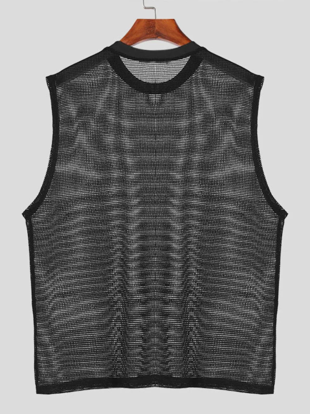 Static Mesh Sleeveless Top