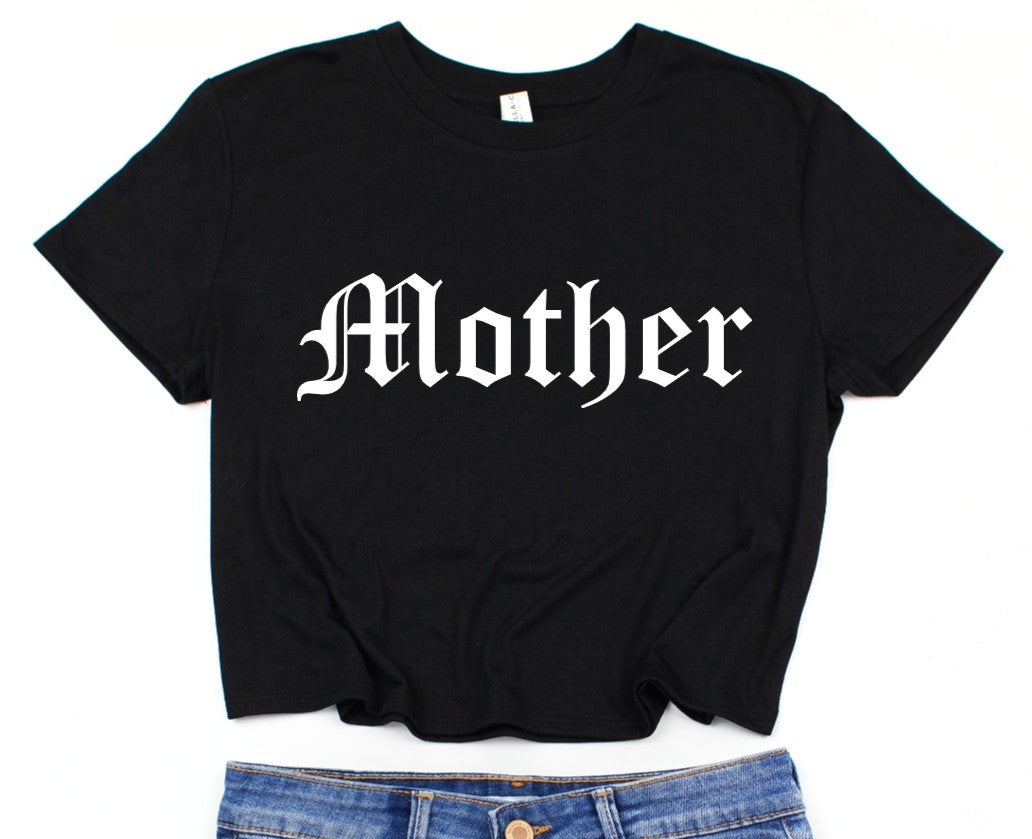 Cropped T-Shirt - Mother