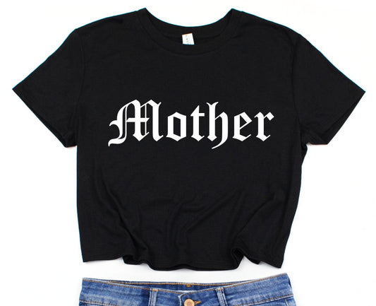 Cropped T-Shirt - Mother