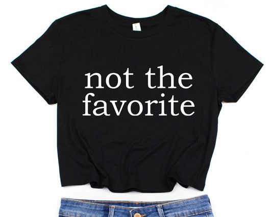 Cropped T-Shirt - not the favorite