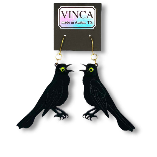 Grackle Dangle Earrings