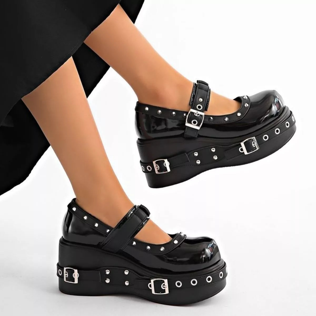 Hexed Mary Jane Platform Heels