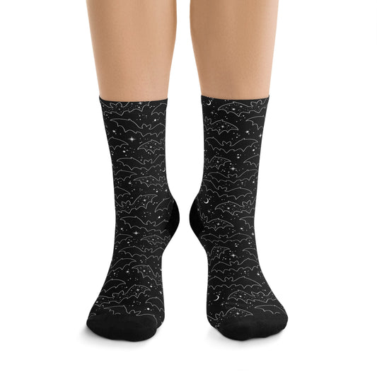 Celestial Bat Recycled Poly Socks (Adults)