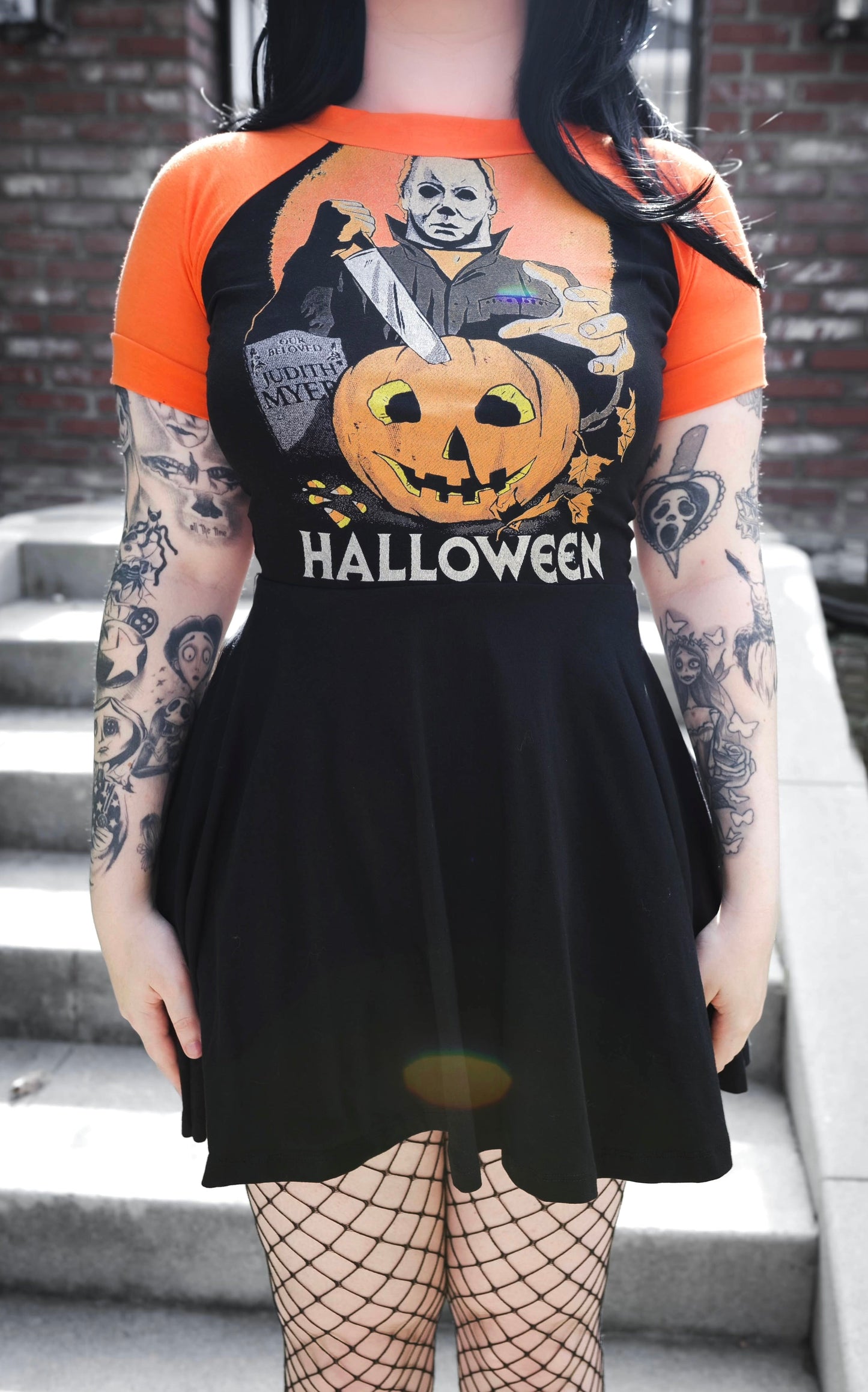 Halloween Baby Doll Dress