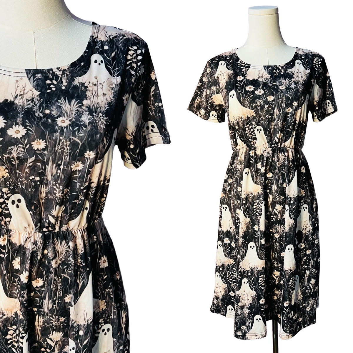 T-shirt Dress - Ghosts