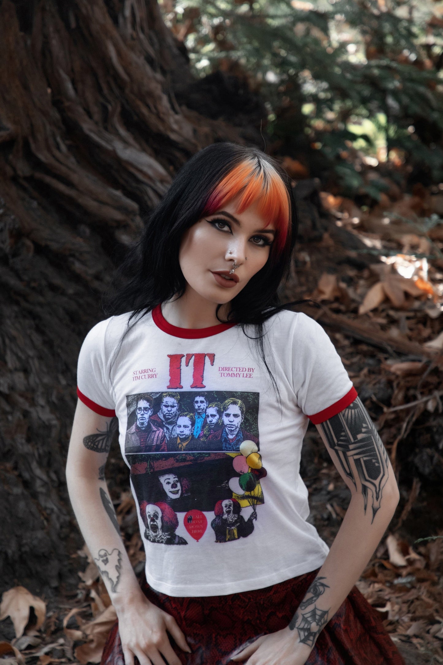 We all float Ringer Tee