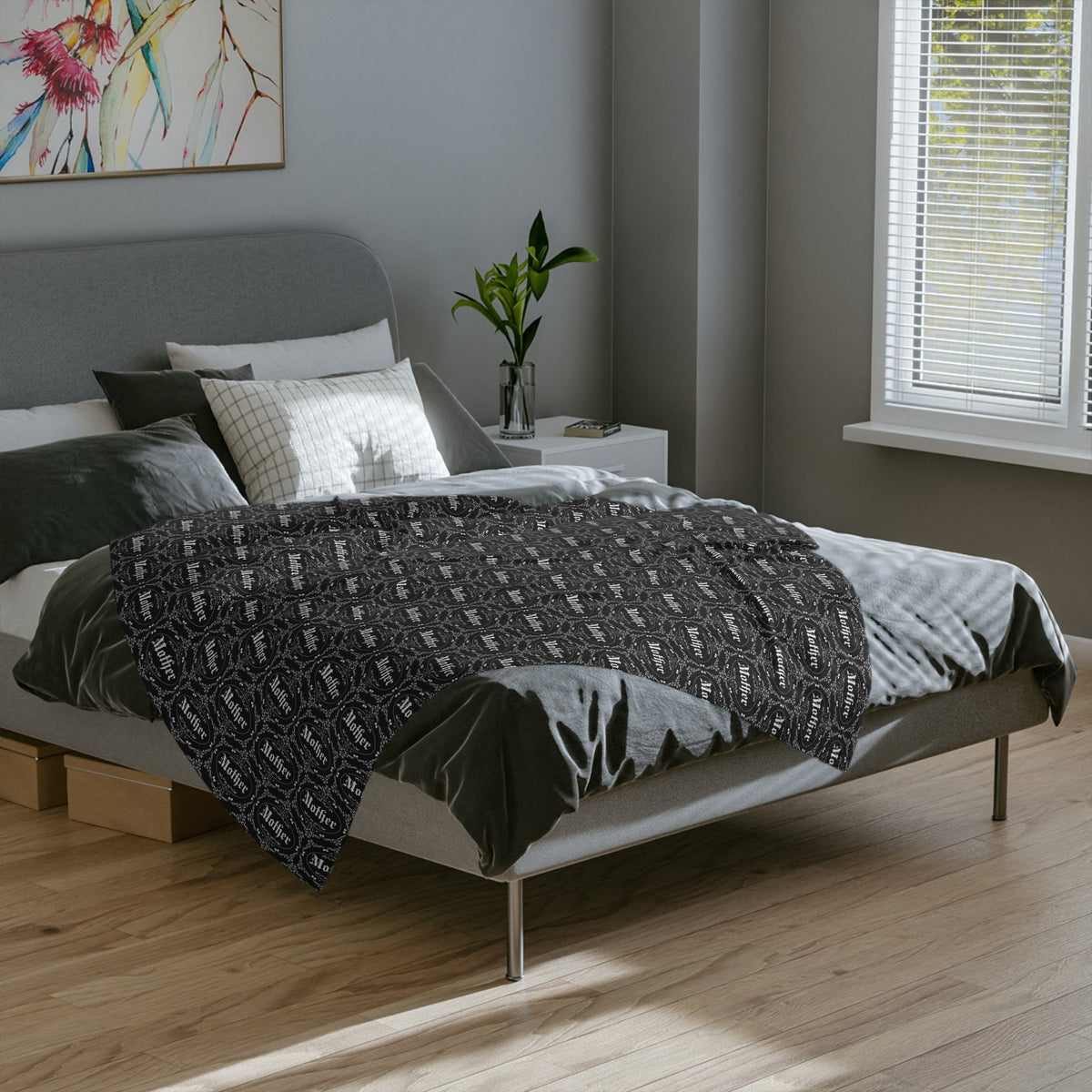 Victoriana Mother Velveteen Microfiber Blanket (Multiple Sizes)