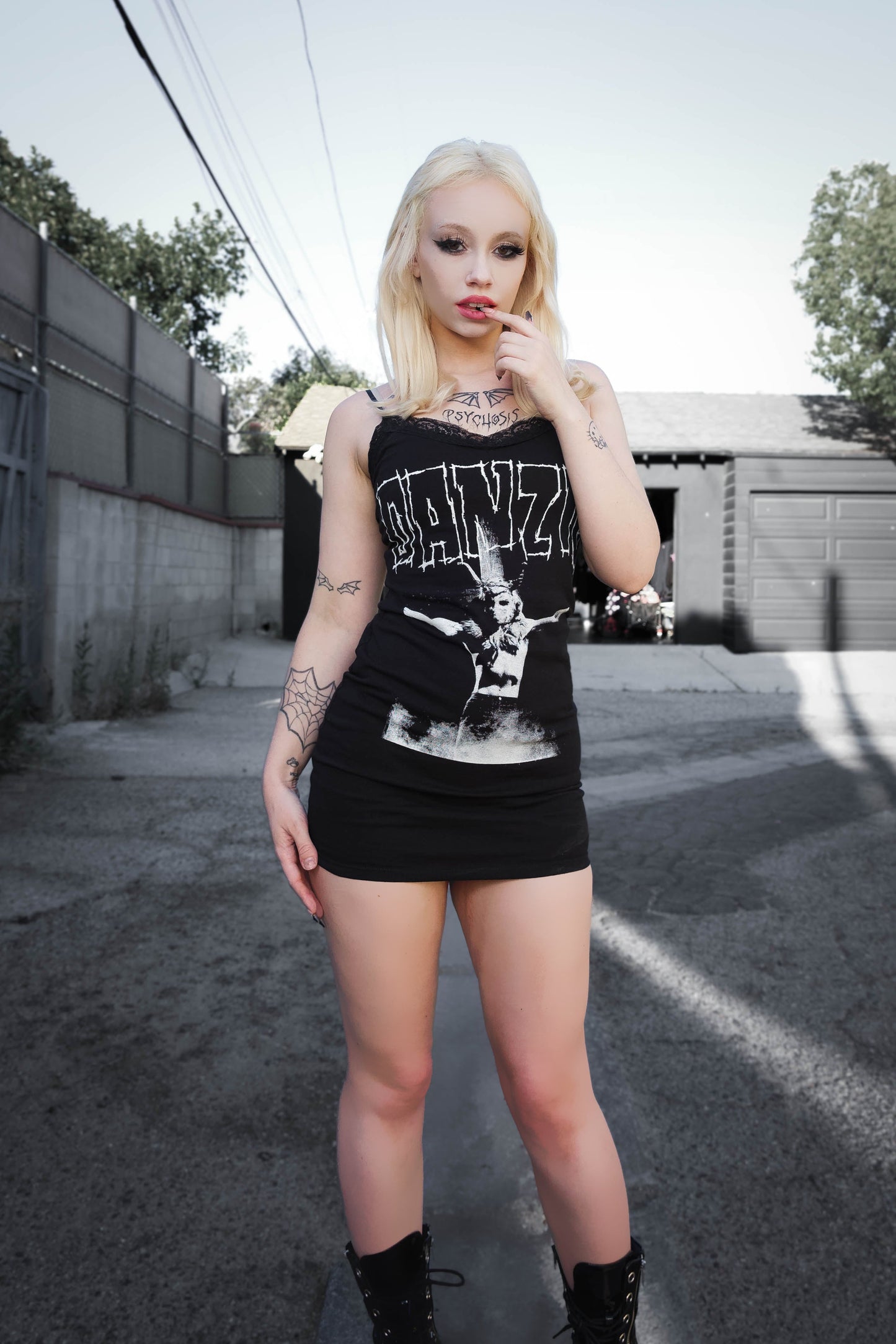 Danzig Lace Strap Dress