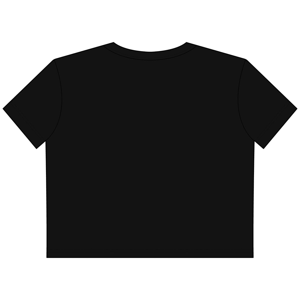 Whimisical Goth Mom Cropped Boxy Tee (Adults)