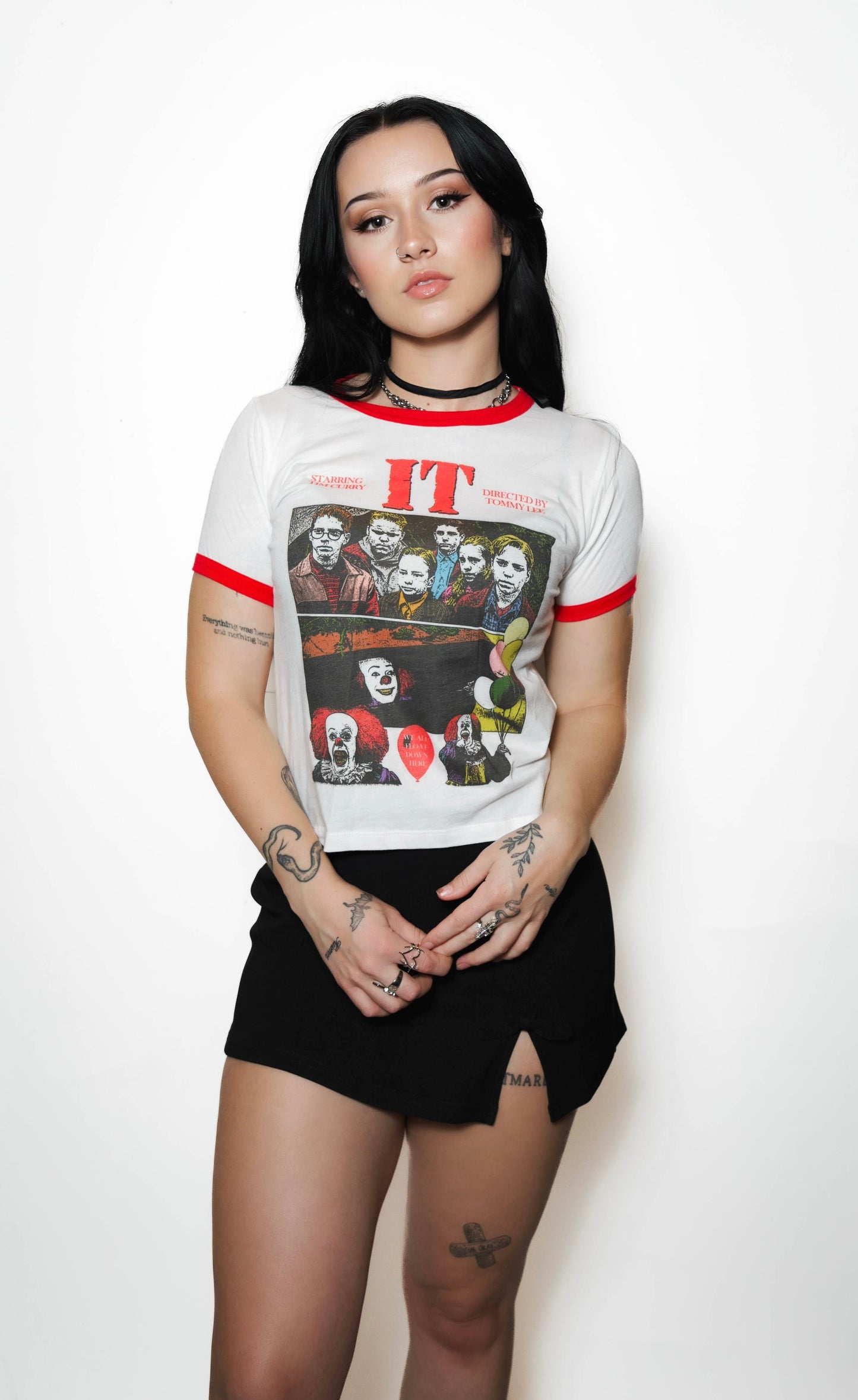We all float Ringer Tee