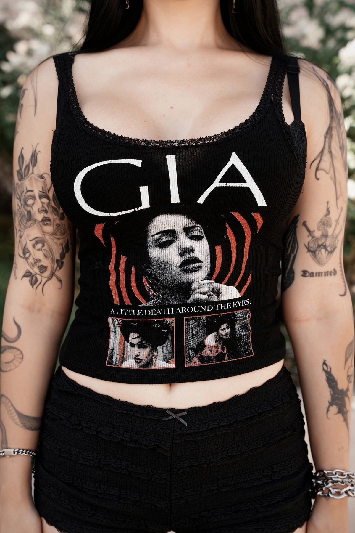Gia Ribbed Lace Tank