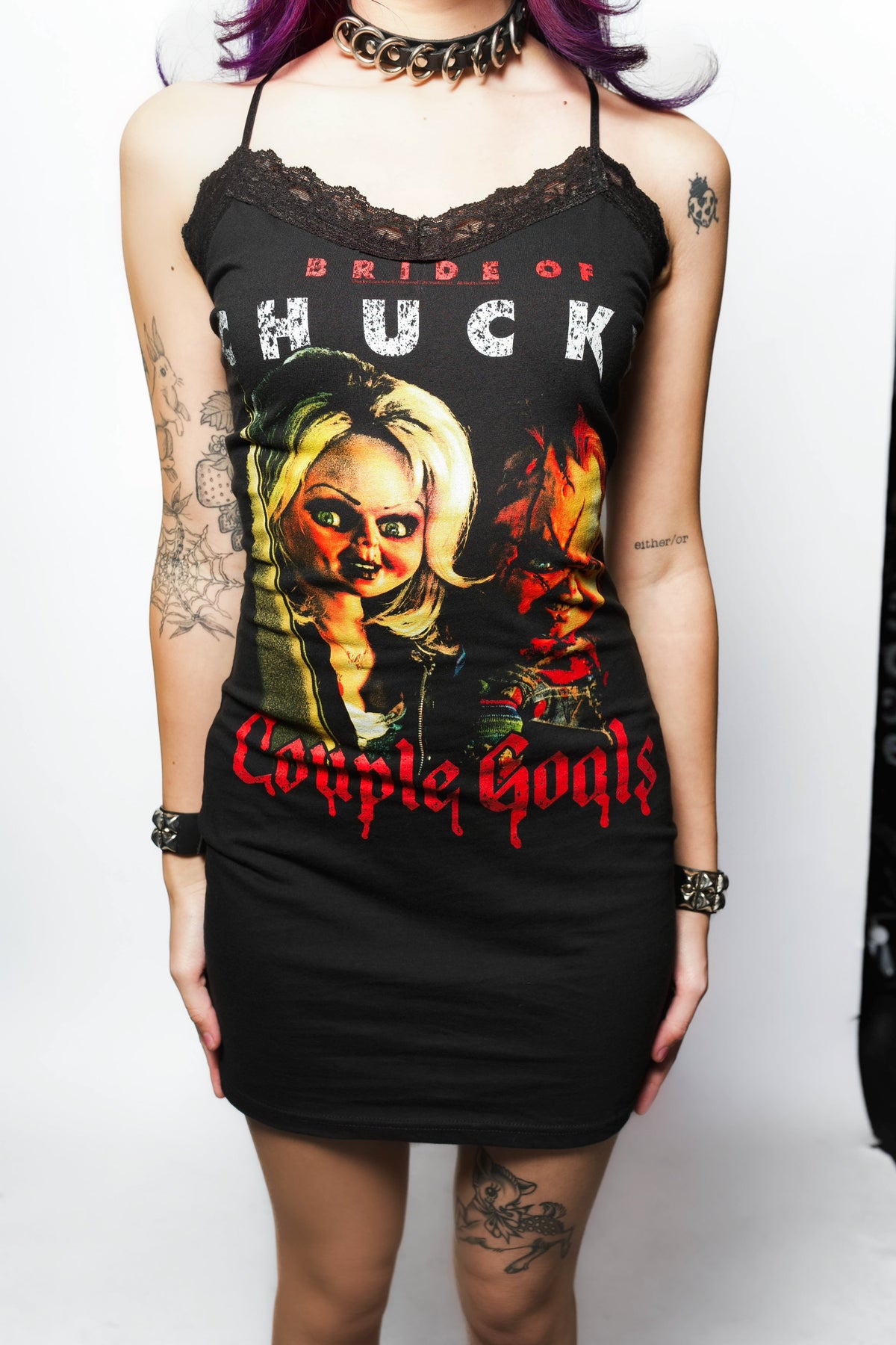 Chucky and Tiffany Lace Strap Dress