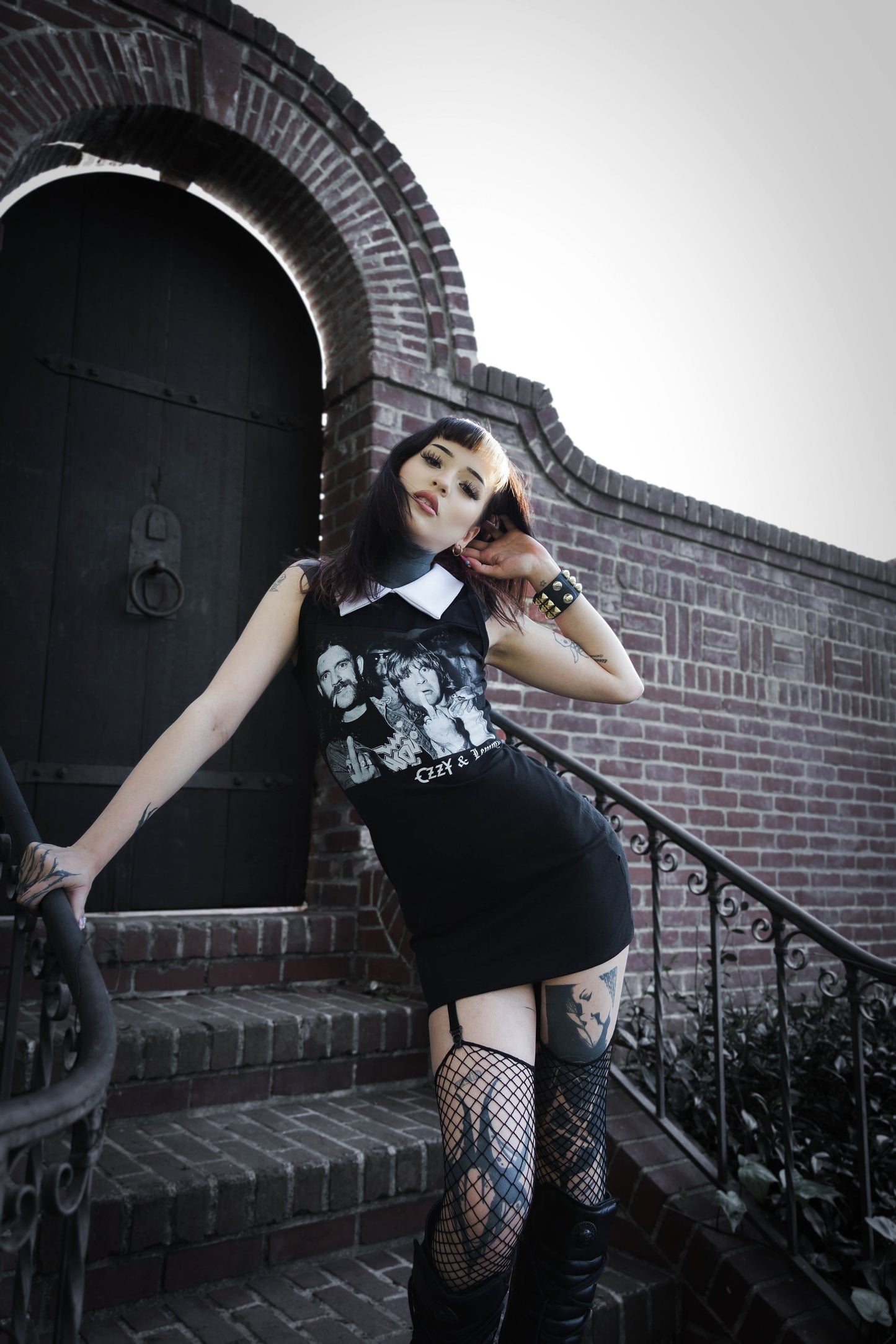 Ozzy and Lemmy Collar Dress