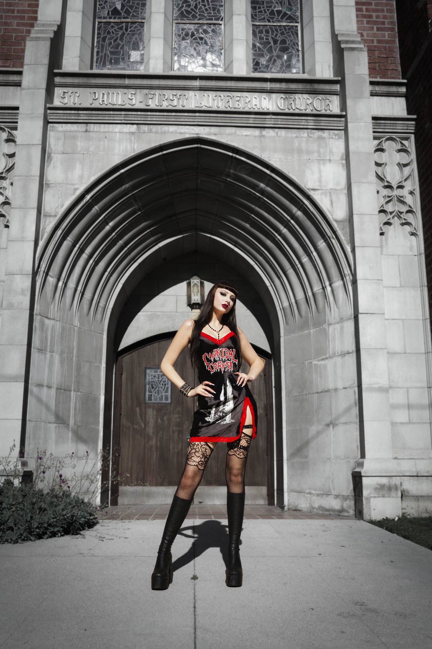 Cannibal Corpse Mini Slip Dress