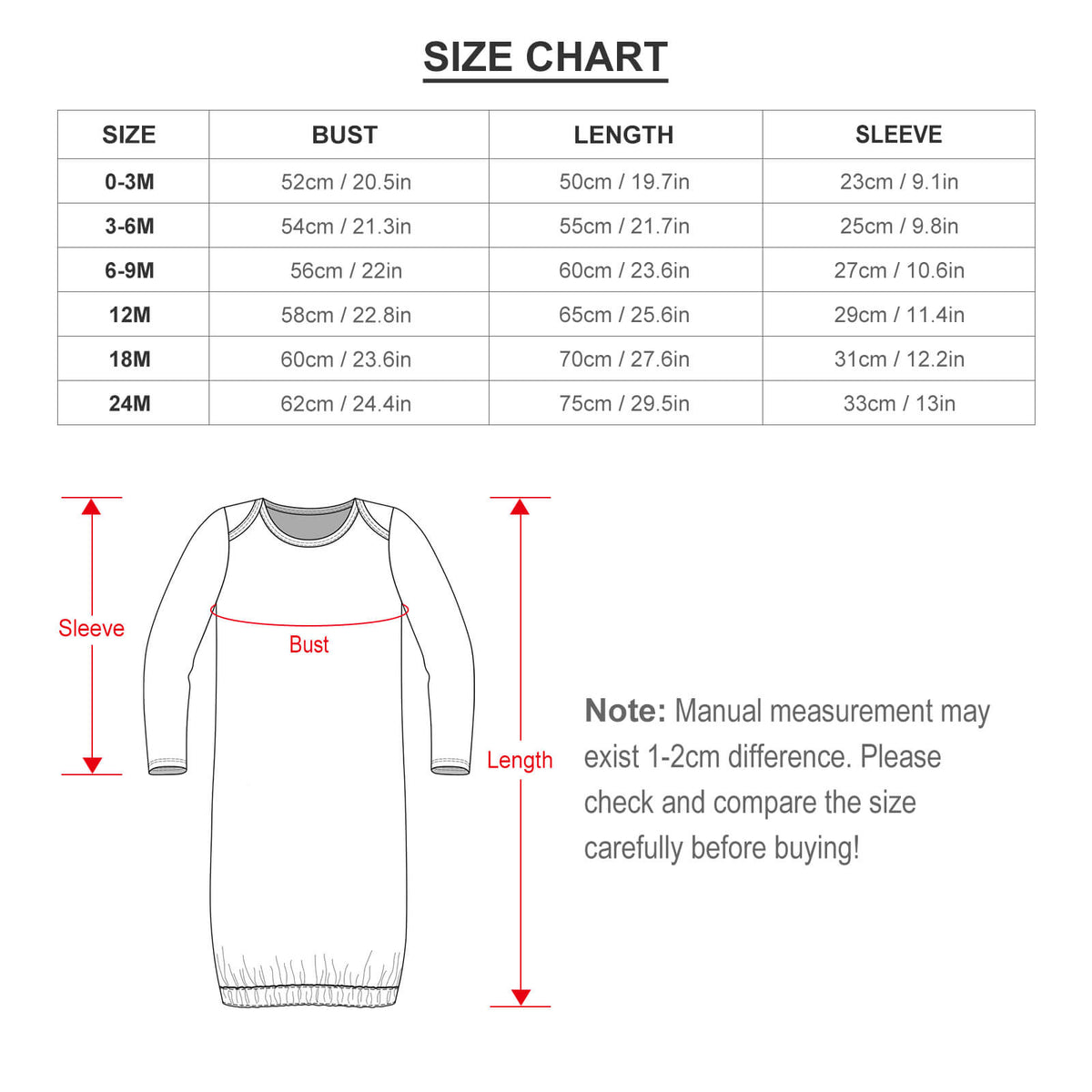 BarCoded Sleeper Gown (Babies) - PRE ORDER