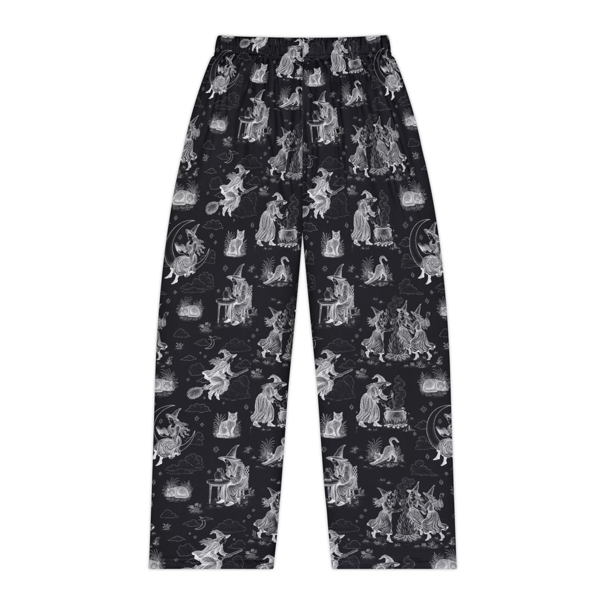 Witchy Toile Pajama Pants in Black/White (Adults)