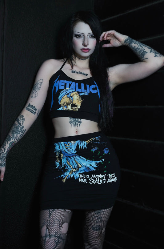 Two Piece Metallica Dress