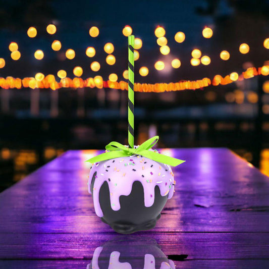 9" Purple Candy Apple by December Diamonds