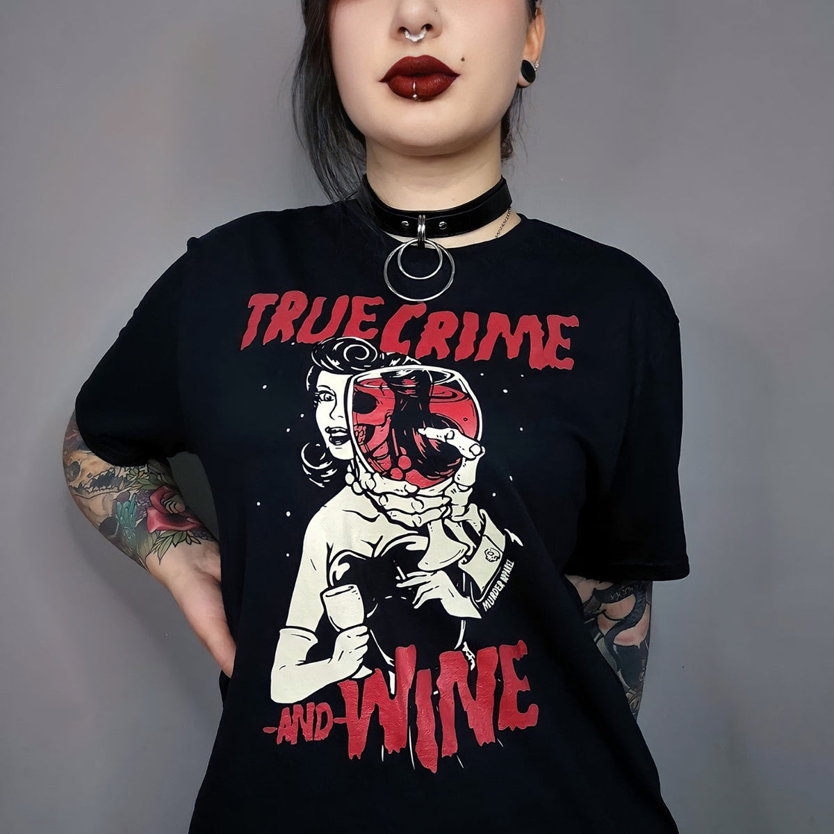 True Crime and Wine T-Shirt