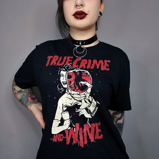 True Crime and Wine T-Shirt