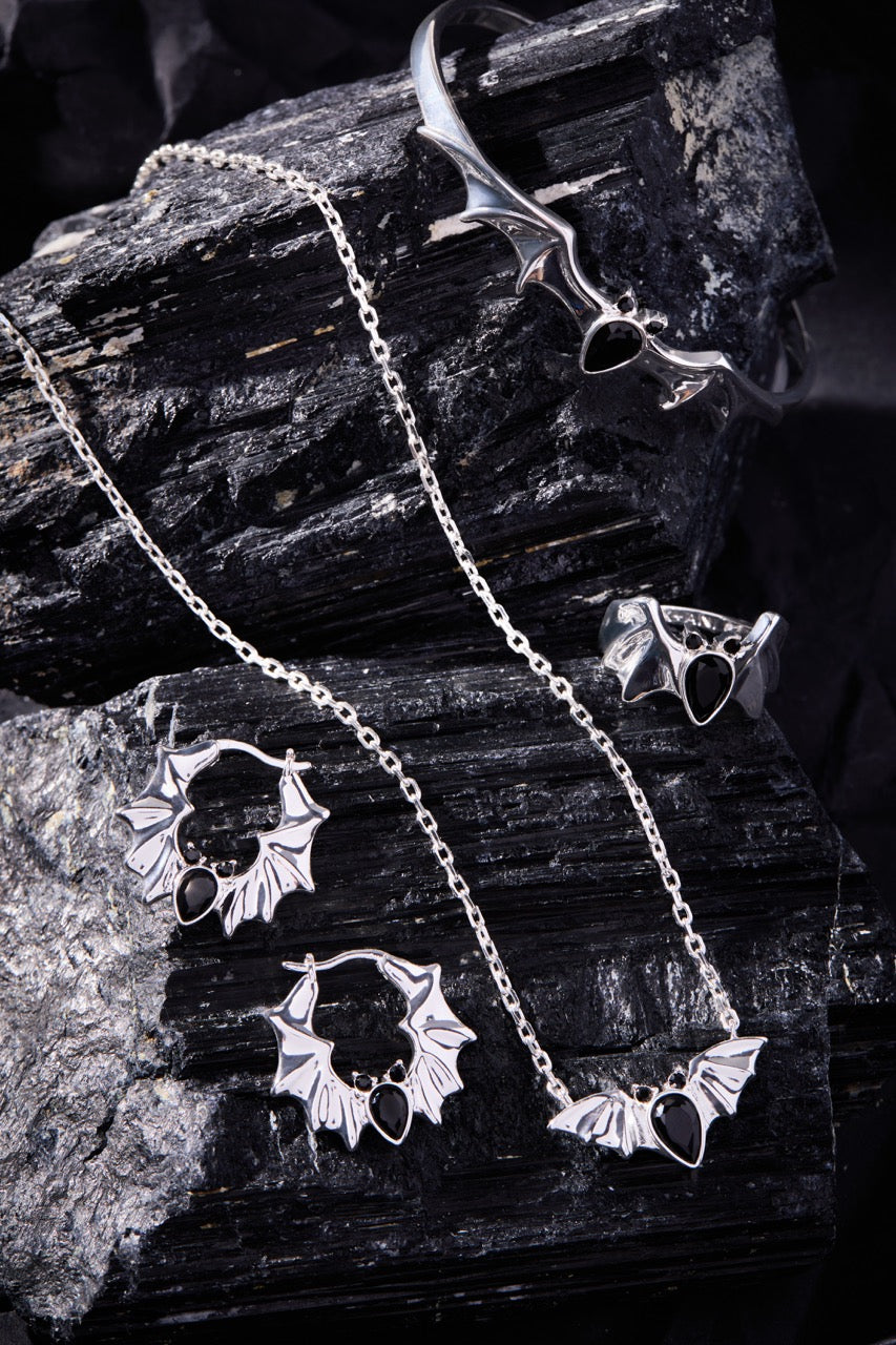 Crystal Bat Ring