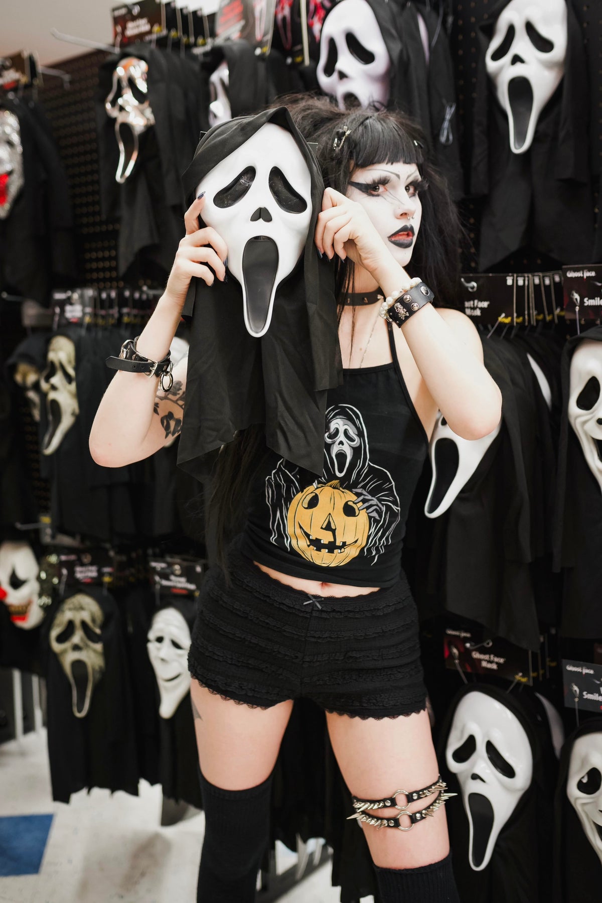 Ghostface (Pumpkin) Halter Top