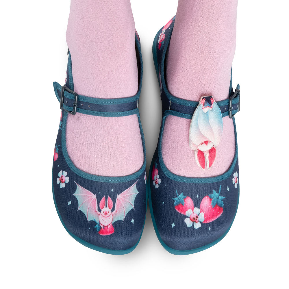 Albine Bat Women's Mary Jane Flats