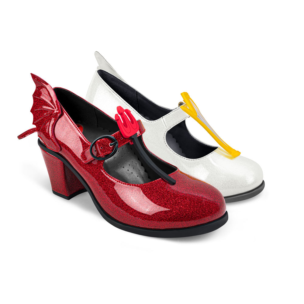Angel & Demon Women's Mary Jane Mid Heels
