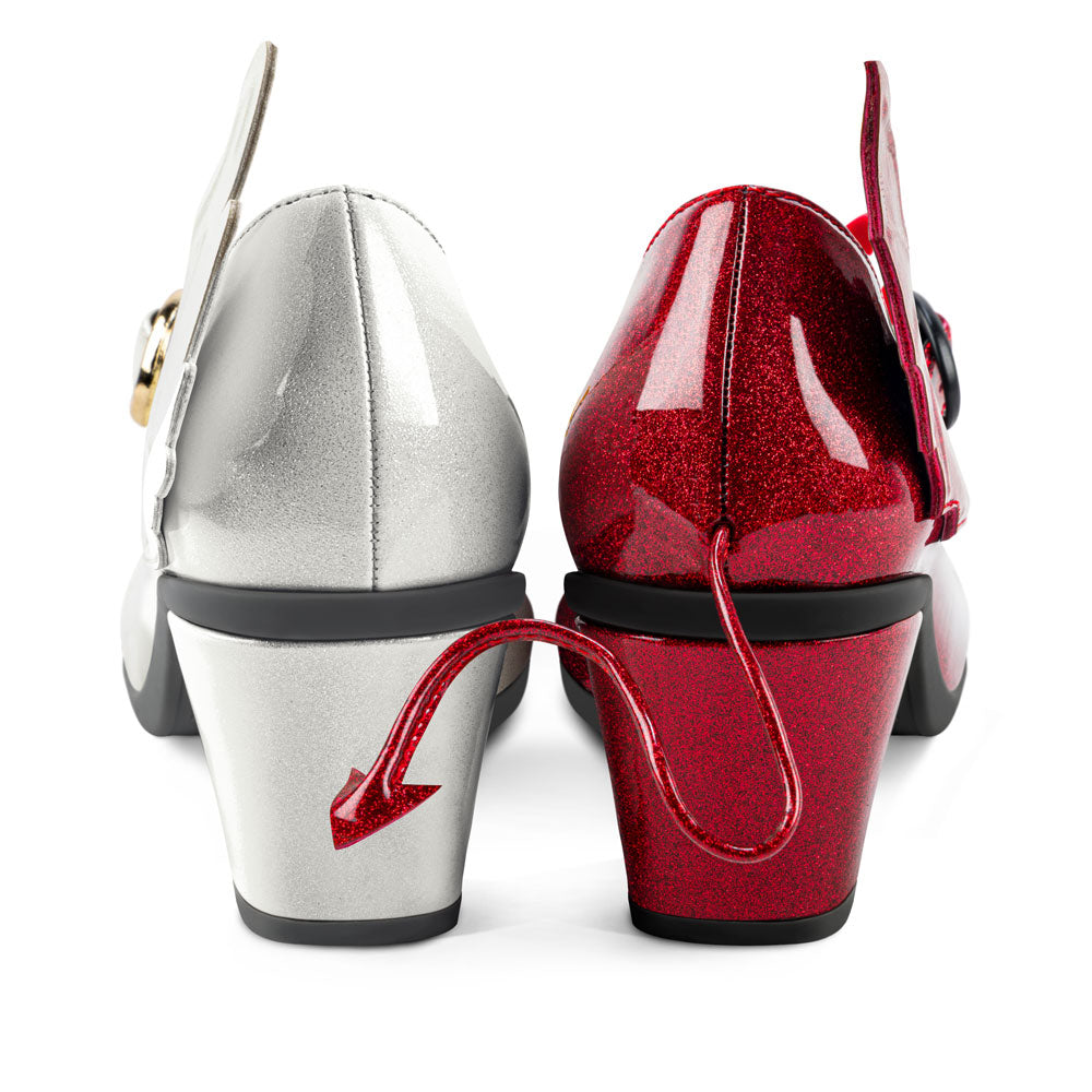 Angel & Demon Women's Mary Jane Mid Heels