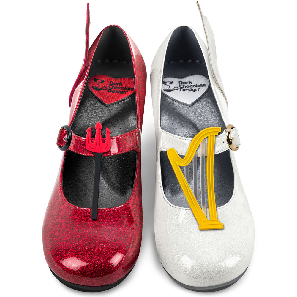 Angel & Demon Women's Mary Jane Mid Heels