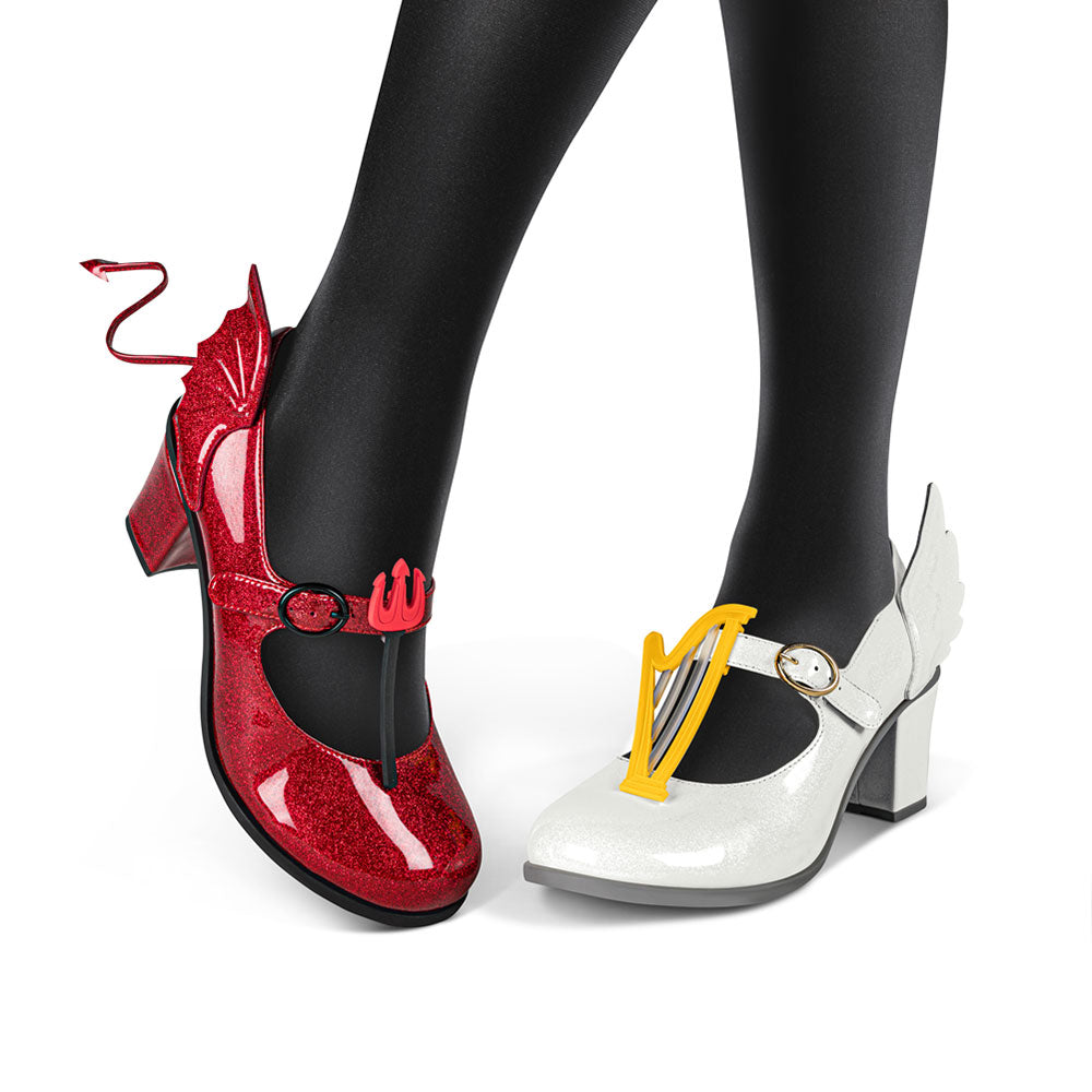 Angel & Demon Women's Mary Jane Mid Heels