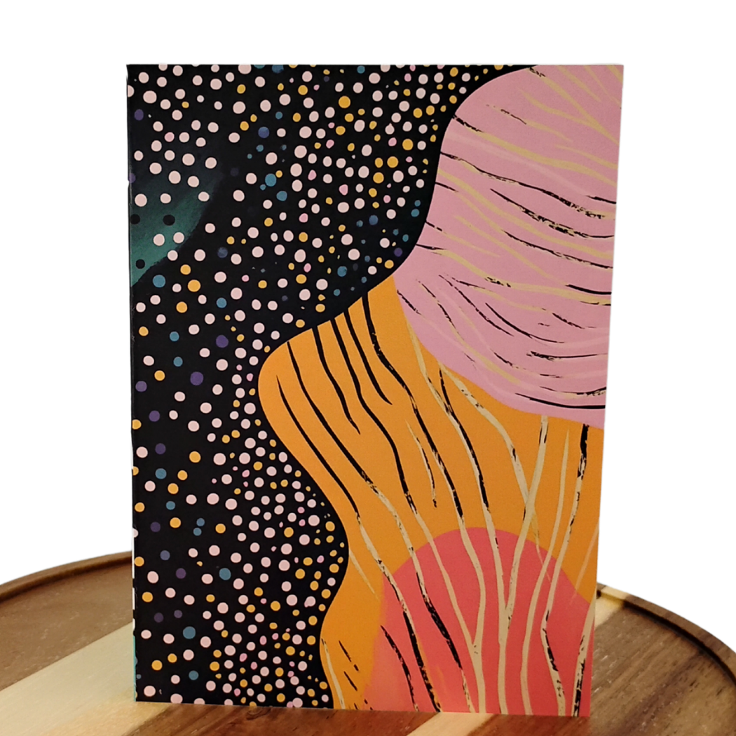 Abstract Dot Greeting Card - Blank Inside