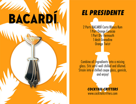 BACARDI El Presidente Pin