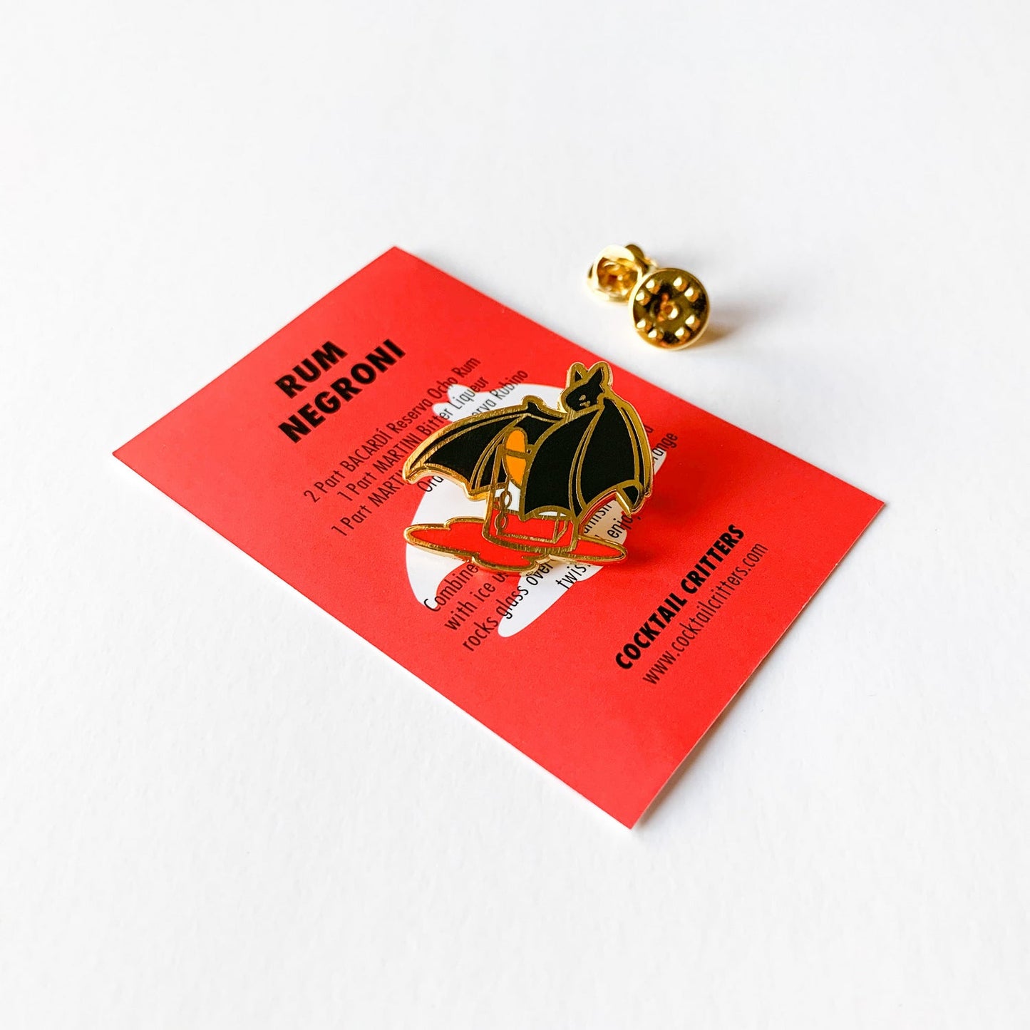 BACARDI Rum Negroni Pin