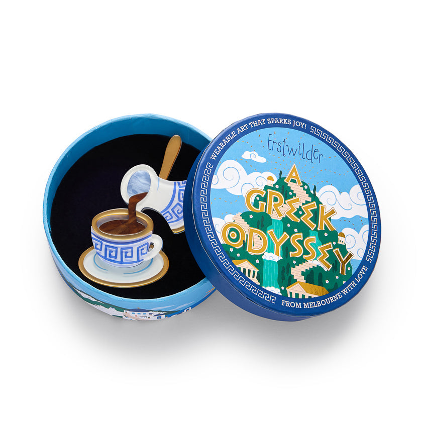 Traditional Brew Brooch by Erstwilder