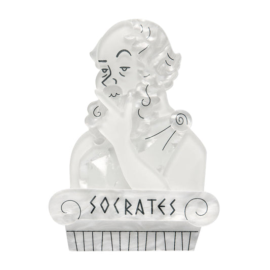 Socratic Method Brooch by Erstwilder