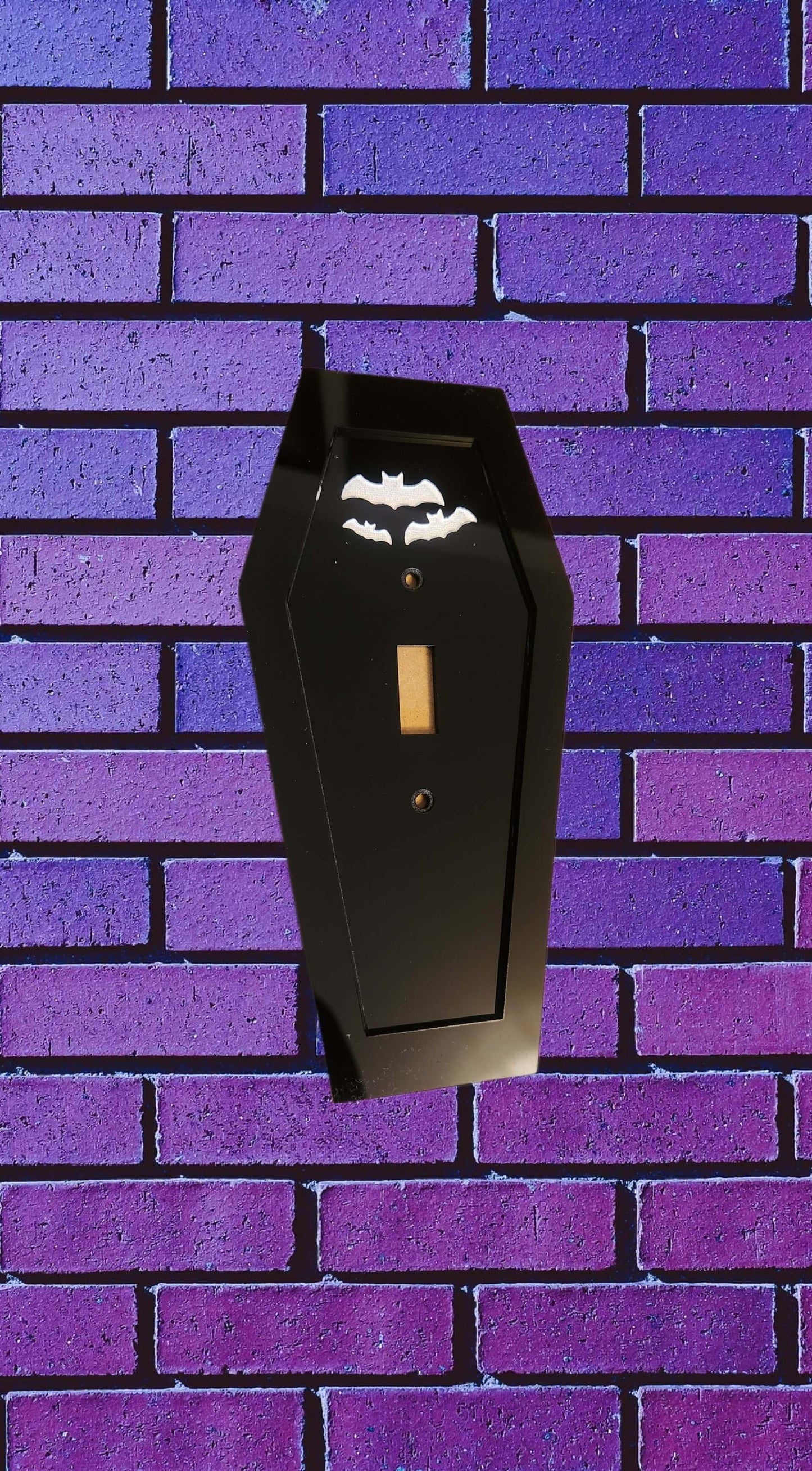 Batty Coffin Light Switch Cover