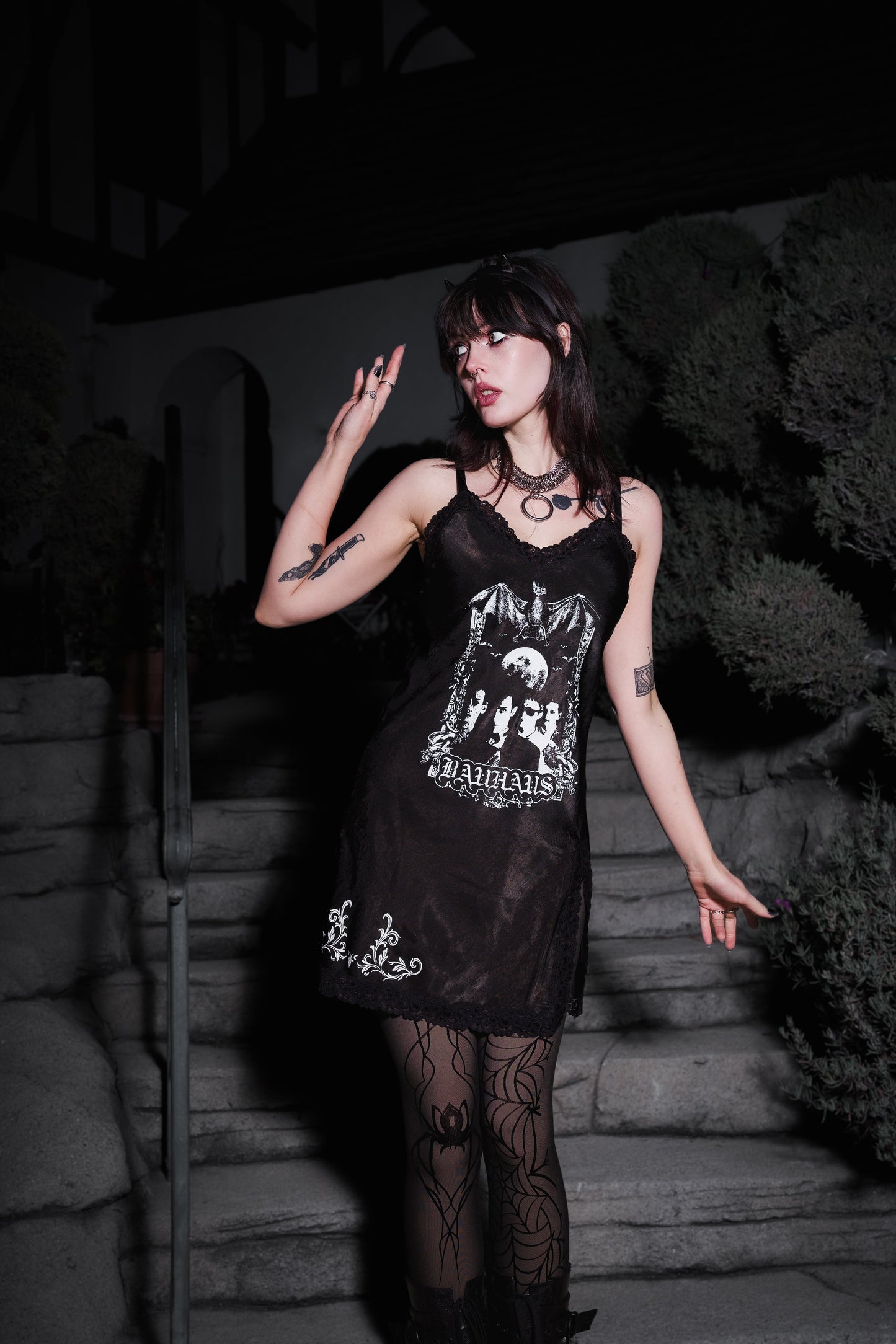 Bauhaus Mini Slip Dress