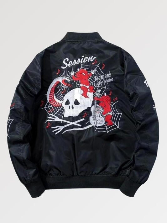 Japanese Bomber Devil Design ‘Akuma’ – Sublimation Jacket (Recreated Edition)