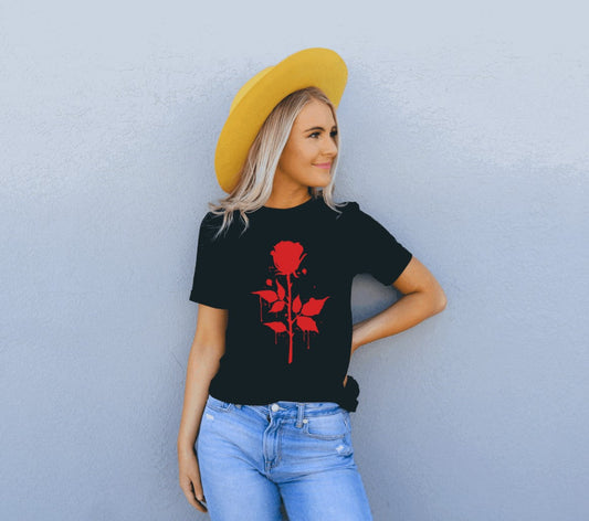 Blood Dripping Rose T-Shirt