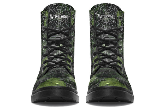 Vegan Ankle Boots - Garden Webs