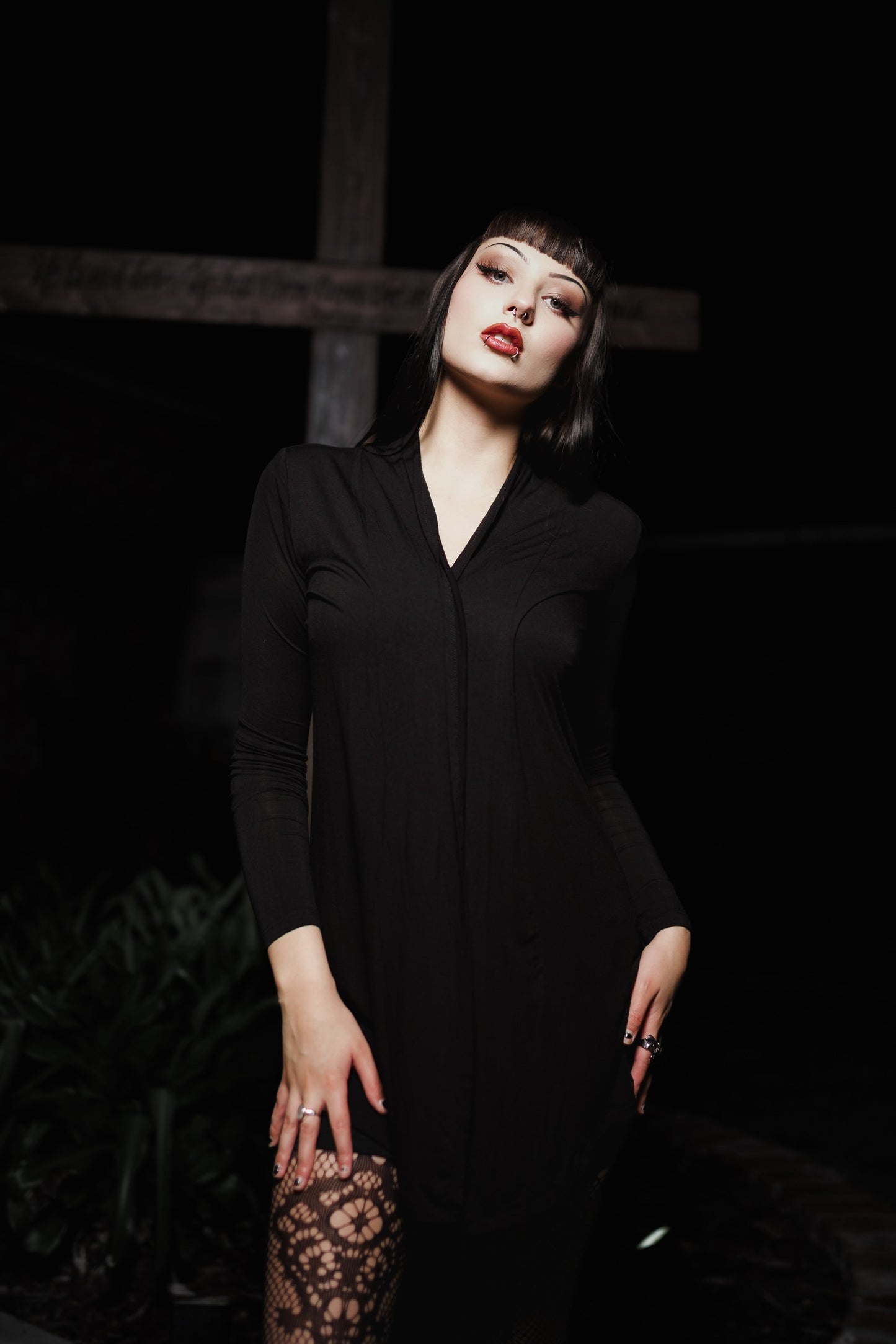 Almost Dead Long Cardigan