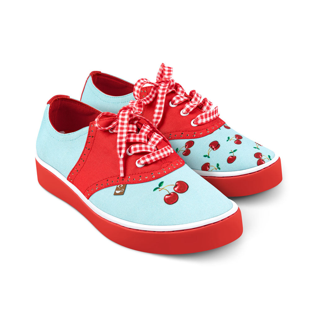 Cherry Blue Casual Sneakers