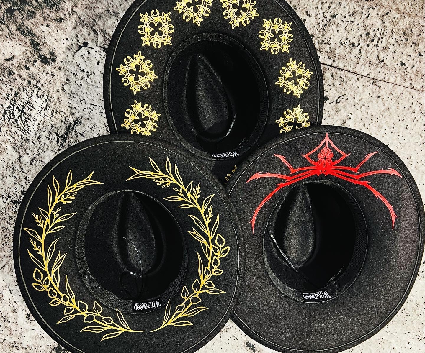 Vegan Felt Hat - XL Brim - Fern Crown