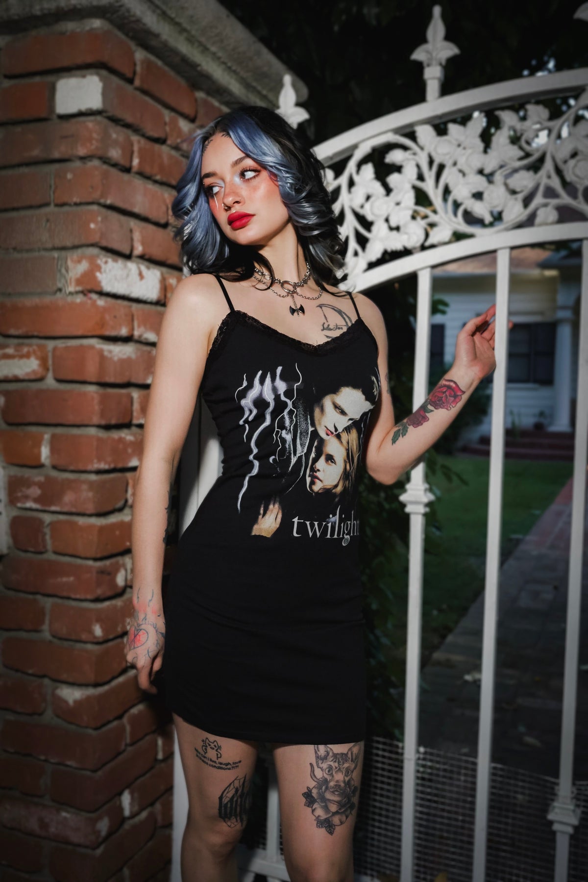 Twilight Lace Strap Dress