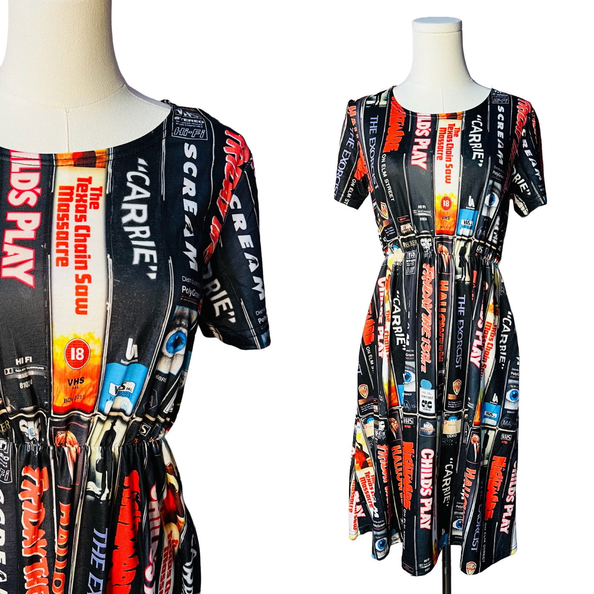 T-shirt Dress - Horror Movies