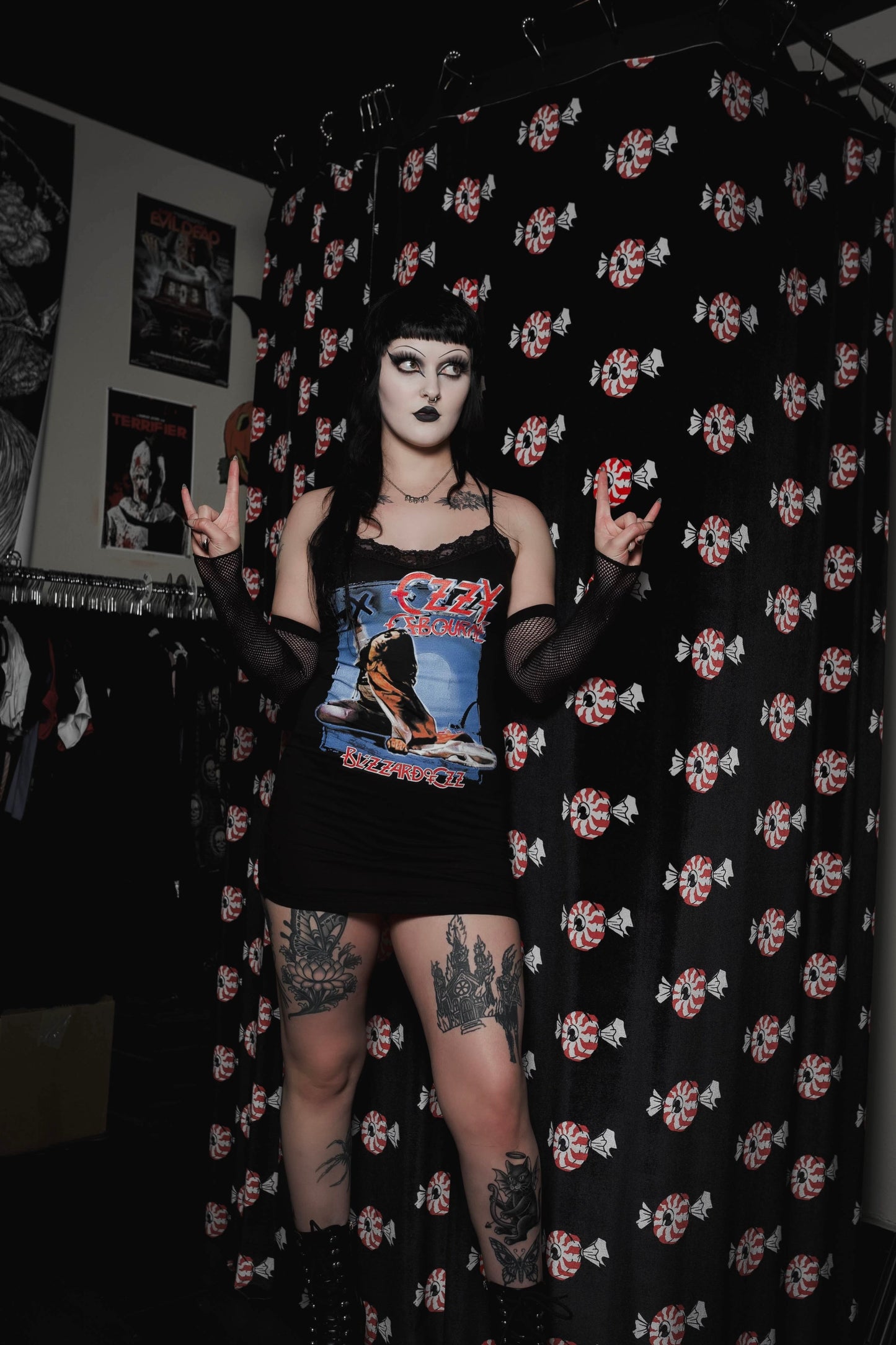 Ozzy (Blizzard of Ozz) Lace Strap Dress