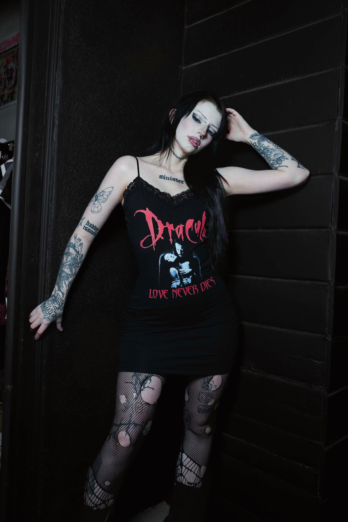 Dracula (Love never dies) Lace Strap Dress