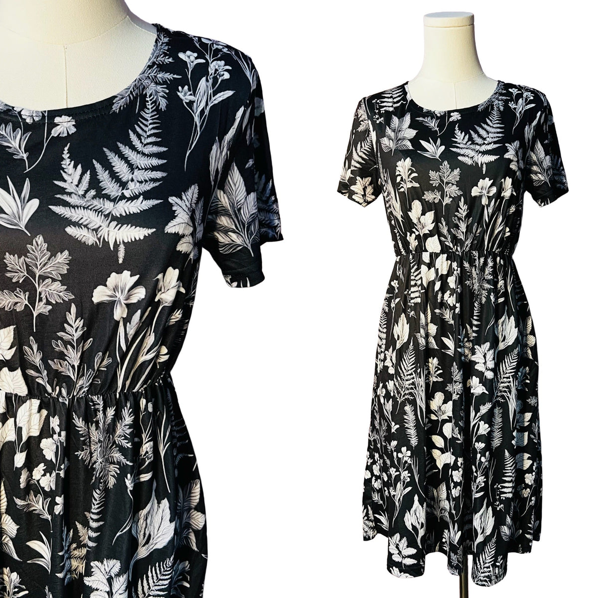 T-shirt Dress - Botanicals