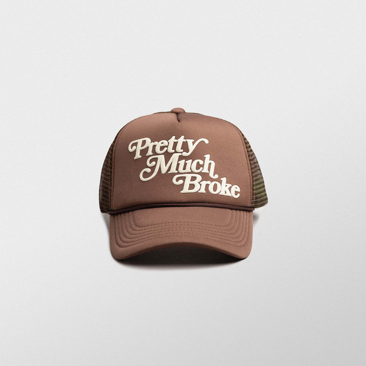 Pretty Much Broke™ Trucker Cap - Brown